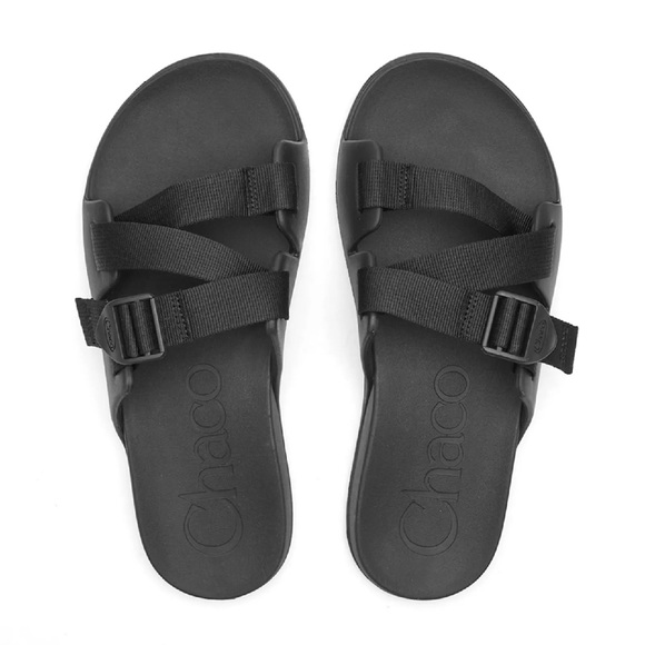 Chaco Chillos Slide Mens Black Slip on - Picture 4 of 5